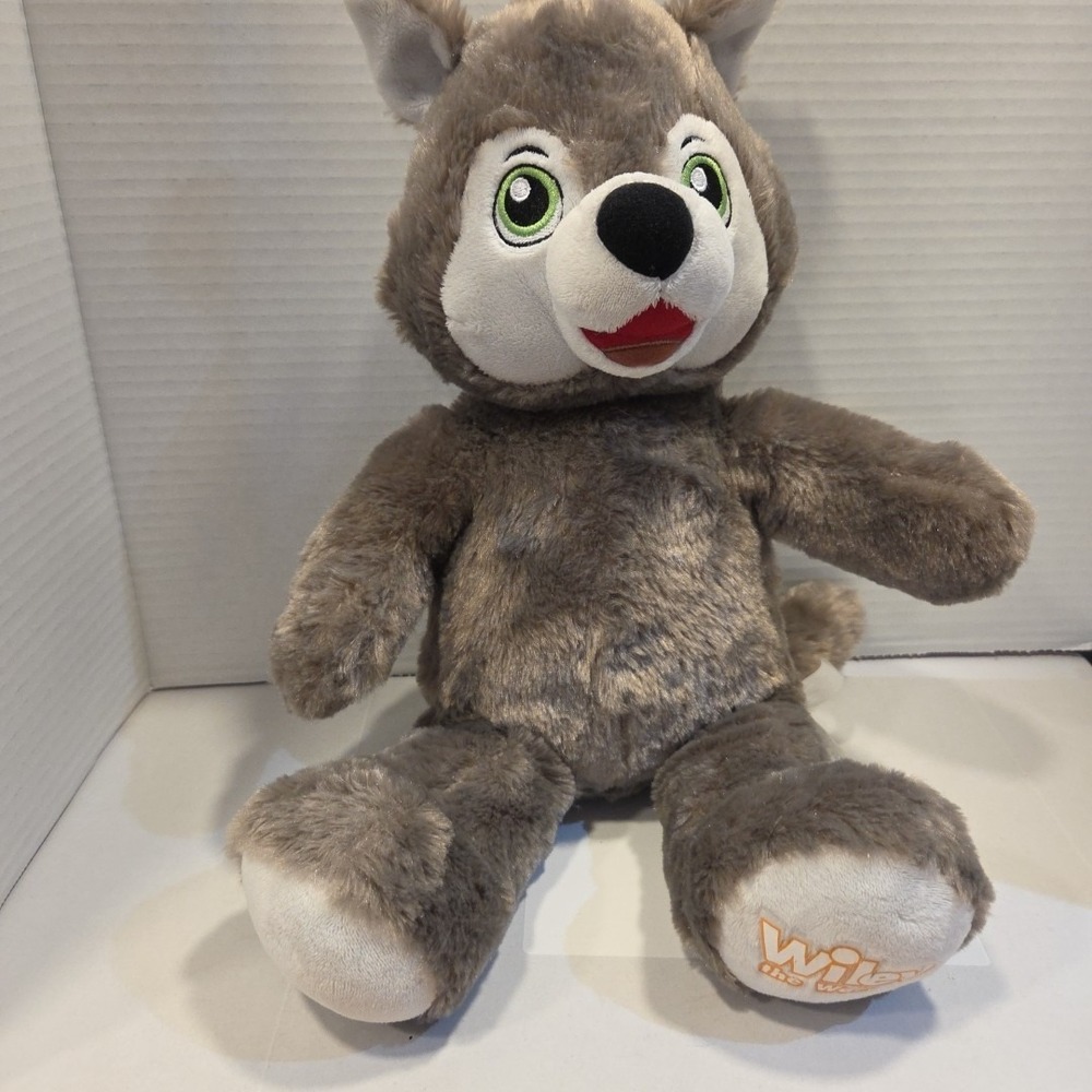 Build a Bear 16" Plush Gray WILEY the WOLF from Great Wolf Lodge